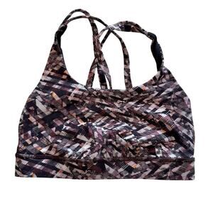 Lululemon Purple Energy Bra Medium Support Sports Bra 2